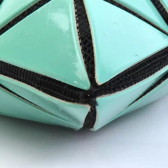 Auth BAOBAO ISSEYMIYAKE Handbag Tote Bag Green PVC - Picture 5 of 14